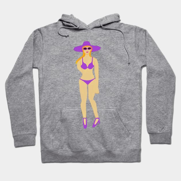 Sexy-Exy bikini standing Hoodie by Sexy-Exy